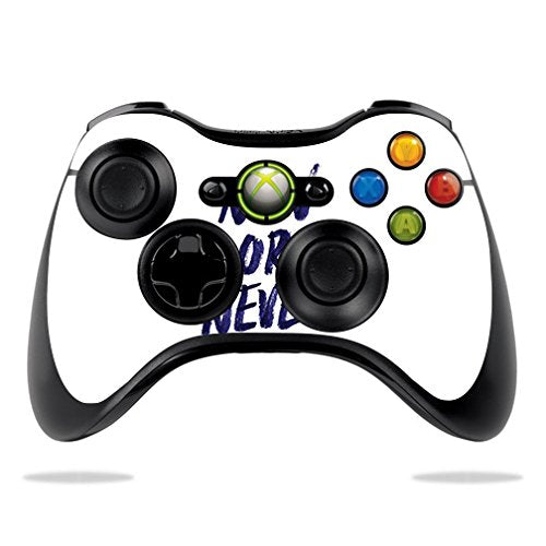 MightySkins Skin Compatible with Microsoft Xbox 360 Controller - Now Or Never | Protective, Durable, and Unique Vinyl Decal wrap