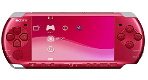 PSP Slim and Lite 3000 Series Handheld Gaming Console with 8GB Memory Card (refurbished) (Red)
