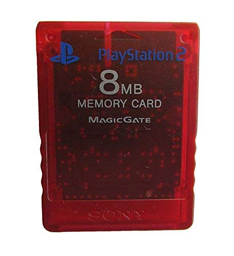 Sony PS2 Memory Card - Red - 8MB (Renewed)