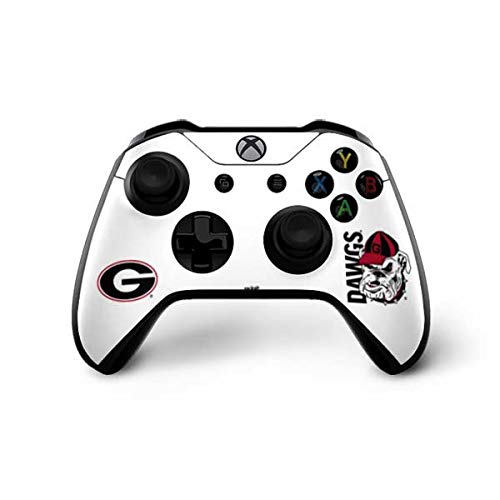 Skinit Decal Gaming Skin Compatible with Xbox One X Controller - Officially Licensed University of Georgia Dawgs Design