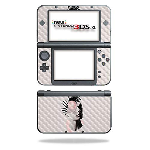 MightySkins Carbon Fiber Skin for Nintendo New 3DS XL (2015) - Empty Mind | Protective Durable Textured Carbon Fiber Finish | Easy to Apply Remove and Change Styles | Made in The USA