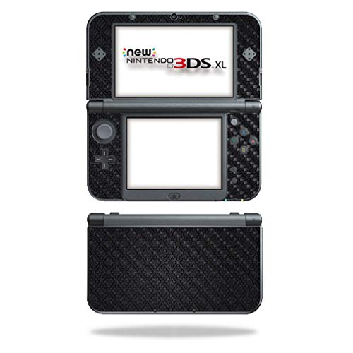 MightySkins Carbon Fiber Skin for Nintendo New 3DS XL (2015) - Glamorous | Protective Durable Textured Carbon Fiber Finish | Easy to Apply Remove and Change Styles | Made in The USA