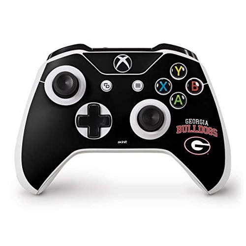 Skinit Decal Gaming Skin Compatible with Xbox One S Controller - Officially Licensed University of Georgia Bulldogs Design