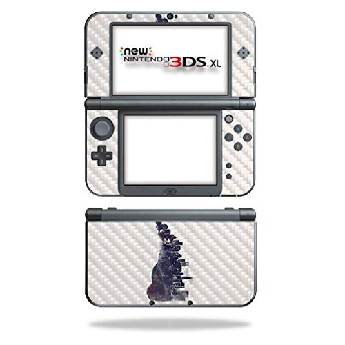 MightySkins Carbon Fiber Skin for Nintendo New 3DS XL (2015) - City Fox | Protective Durable Textured Carbon Fiber Finish | Easy to Apply Remove and Change Styles | Made in The USA