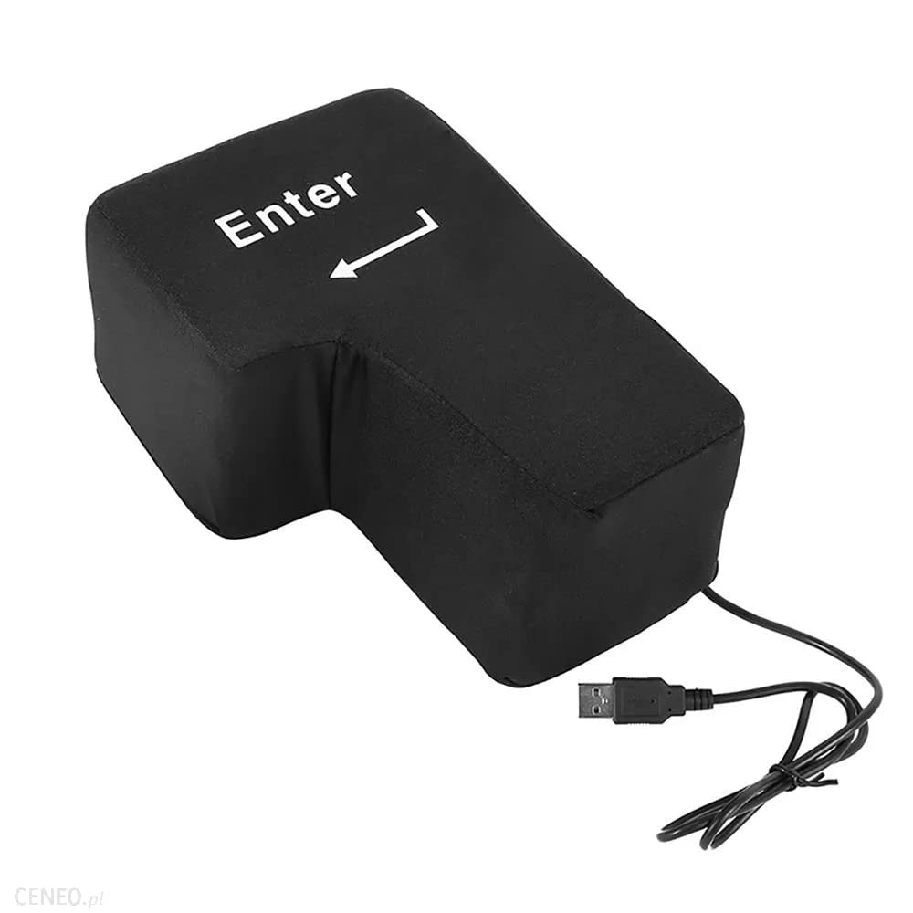 Mikamax - mm Big Enter Button - XL enter botton - USB enter Key - Anti-stress button - fidget button - Polyester