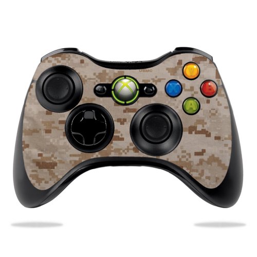 MightySkins Skin Compatible with Microsoft Xbox 360 Controller - Desert Camo | Protective, Durable, and Unique Vinyl Decal wrap