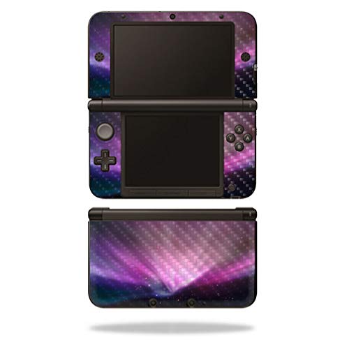 MightySkins Carbon Fiber Skin for Nintendo 3DS XL Original (2012-2014) - Spaced Out | Protective Durable Textured Carbon Fiber Finish | Easy to Apply Remove and Change Styles | Made in The USA