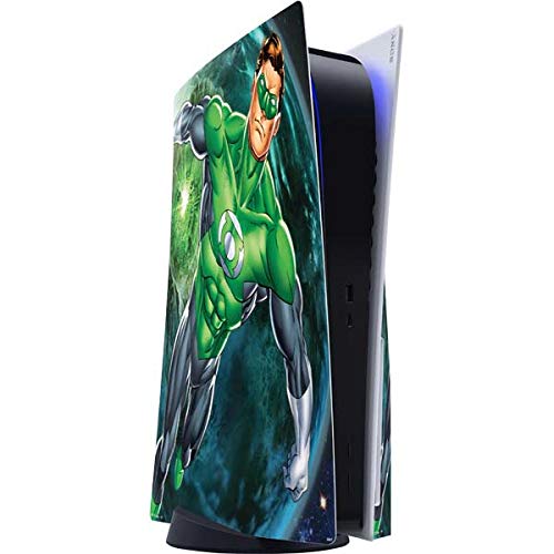 Skinit Decal Gaming Skin Compatible with PS5 Console - Officially Licensed DC Comics Green Lantern Action Pose in Space Design