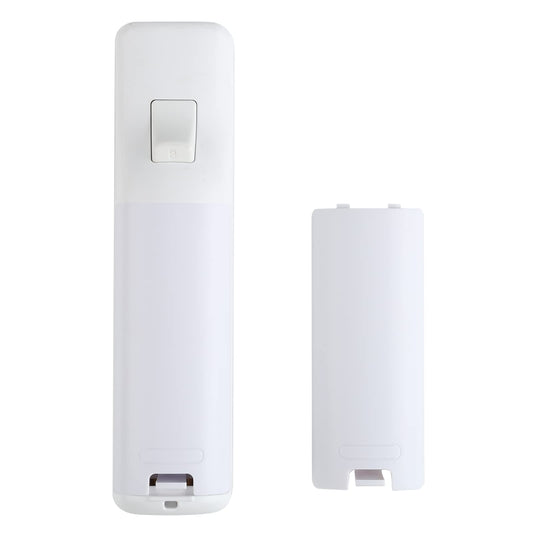 Trenro Wii Remote Controller Battery Cover Replacement - 2 Pack, White, Compatible with Nintendo Wii U, Durable ABS Material