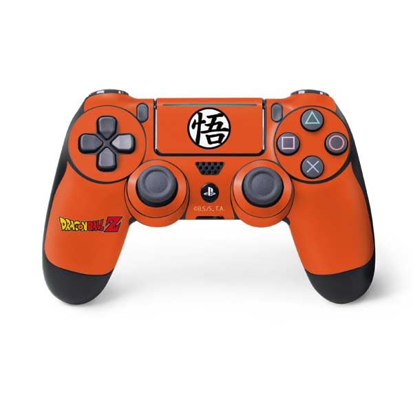 Skinit Decal Gaming Skin Compatible with PS4 Pro/Slim Controller - Officially Licensed Dragon Ball Z Goku Iconic Kanji Symbol Design