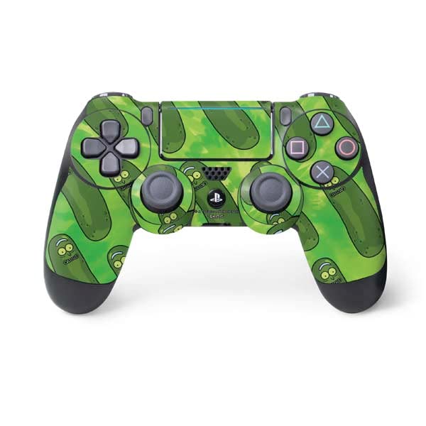 Skinit Decal Gaming Skin Compatible with PS4 Pro/Slim Controller - Officially Licensed Adult Swim Rick and Morty Pickle Rick Pattern Design