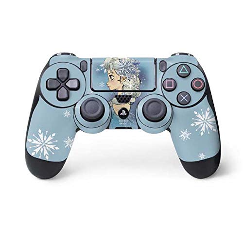 Skinit Decal Gaming Skin Compatible with PS4 Controller - Officially Licensed Disney Frozen Elsa Side Portrait Art Design