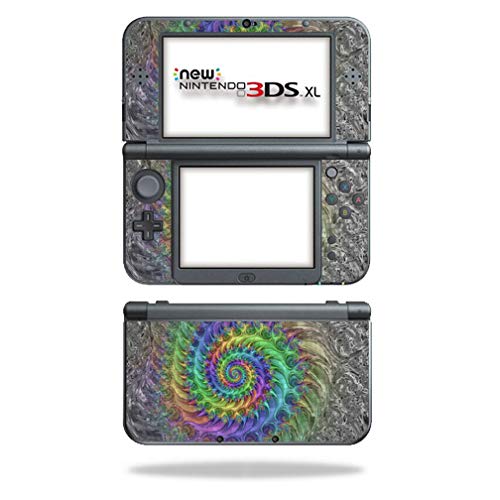 MightySkins Carbon Fiber Skin for Nintendo New 3DS XL (2015) - Tripping | Protective Durable Textured Carbon Fiber Finish | Easy to Apply Remove and Change Styles | Made in The USA