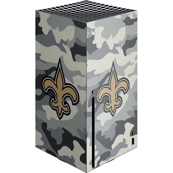 Skinit Decal Gaming Skin Compatible with Xbox Series X Console - Officially Licensed NFL New Orleans Saints Camo Design