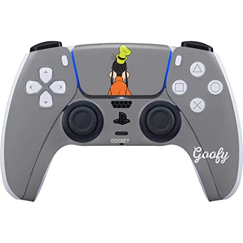 Skinit Decal Gaming Skin Compatible with PS5 Controller - Officially Licensed Disney Friends Goofy Backwards Design
