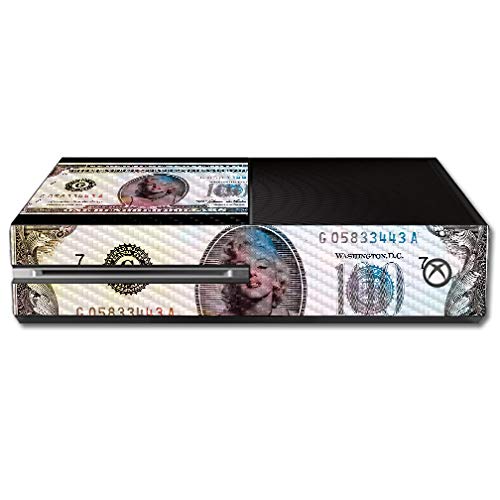 MightySkins Carbon Fiber Skin for Microsoft Xbox One - Monroe Currency | Protective Durable Textured Carbon Fiber Finish | Easy to Apply Remove and Change Styles | Made in The USA