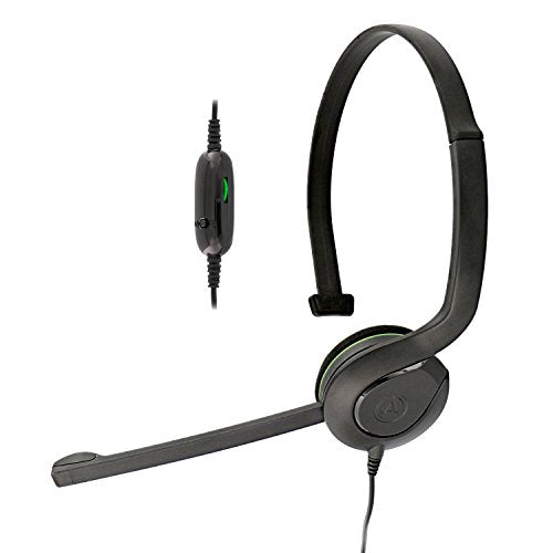 PowerA Chat Headset for Xbox One, Black, Model 1364131-01, Comfortable Design, Enhanced Audio Quality