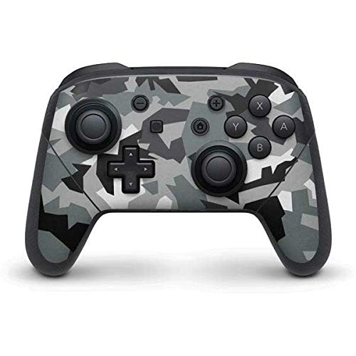 Skinit Decal Gaming Skin Compatible with Nintendo Switch Pro Controller - Urban Camouflage Black Design