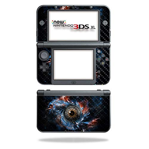 MightySkins Carbon Fiber Skin for Nintendo New 3DS XL (2015) - Eye See You | Protective Durable Textured Carbon Fiber Finish | Easy to Apply Remove and Change Styles | Made in The USA