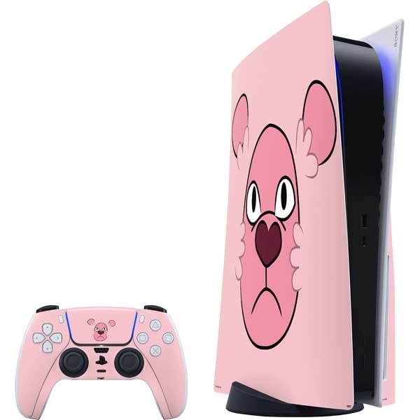 Skinit Decal Gaming Skin Compatible with PS5 Bundle - Officially Licensed Cartoon Network Steven Universe Steven Universe Pink Lion Design