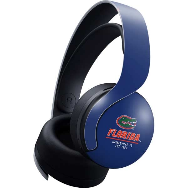 Skinit Decal Gaming Skin Compatible with Pulse 3D Wireless Headset for PS5 - Officially Licensed University of Florida Gainesville Est 1853 Blue Design