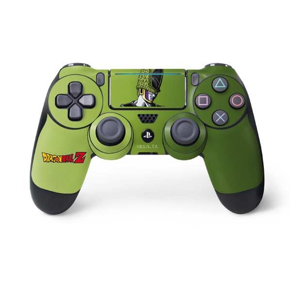 Skinit Decal Gaming Skin Compatible with PS4 Pro/Slim Controller - Officially Licensed Dragon Ball Z Cell Portrait Design