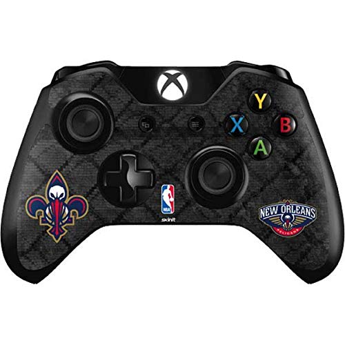 Skinit Decal Gaming Skin Compatible with Xbox One Controller - Officially Licensed NBA New Orleans Pelicans Dark Rust Design