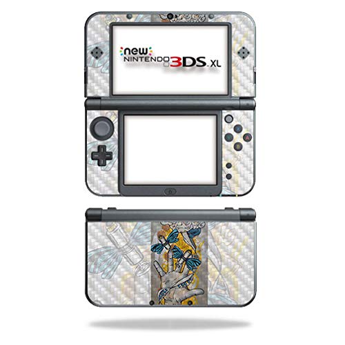 MightySkins Carbon Fiber Skin for Nintendo New 3DS XL (2015) - Insane in The Brain | Protective Durable Textured Carbon Fiber Finish | Easy to Apply Remove and Change Styles | Made in The USA