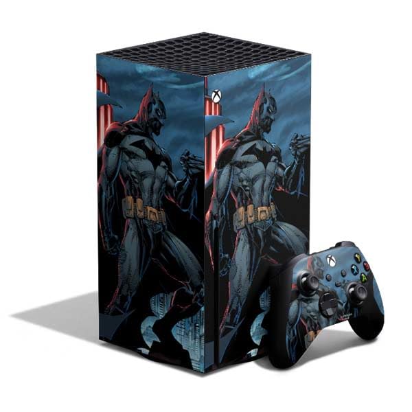 Skinit Decal Gaming Skin Compatible with Xbox Series X Bundle - Officially Licensed DC Comics Batman Future State Cover #4 by Jim Lee Design