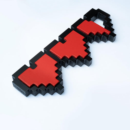 INSOVITA Gaming Logo Sign - Retro Gaming Wall Decor, Rustic Wood, 7.9"x2.6", Black/Red, Model: insovita_zelda