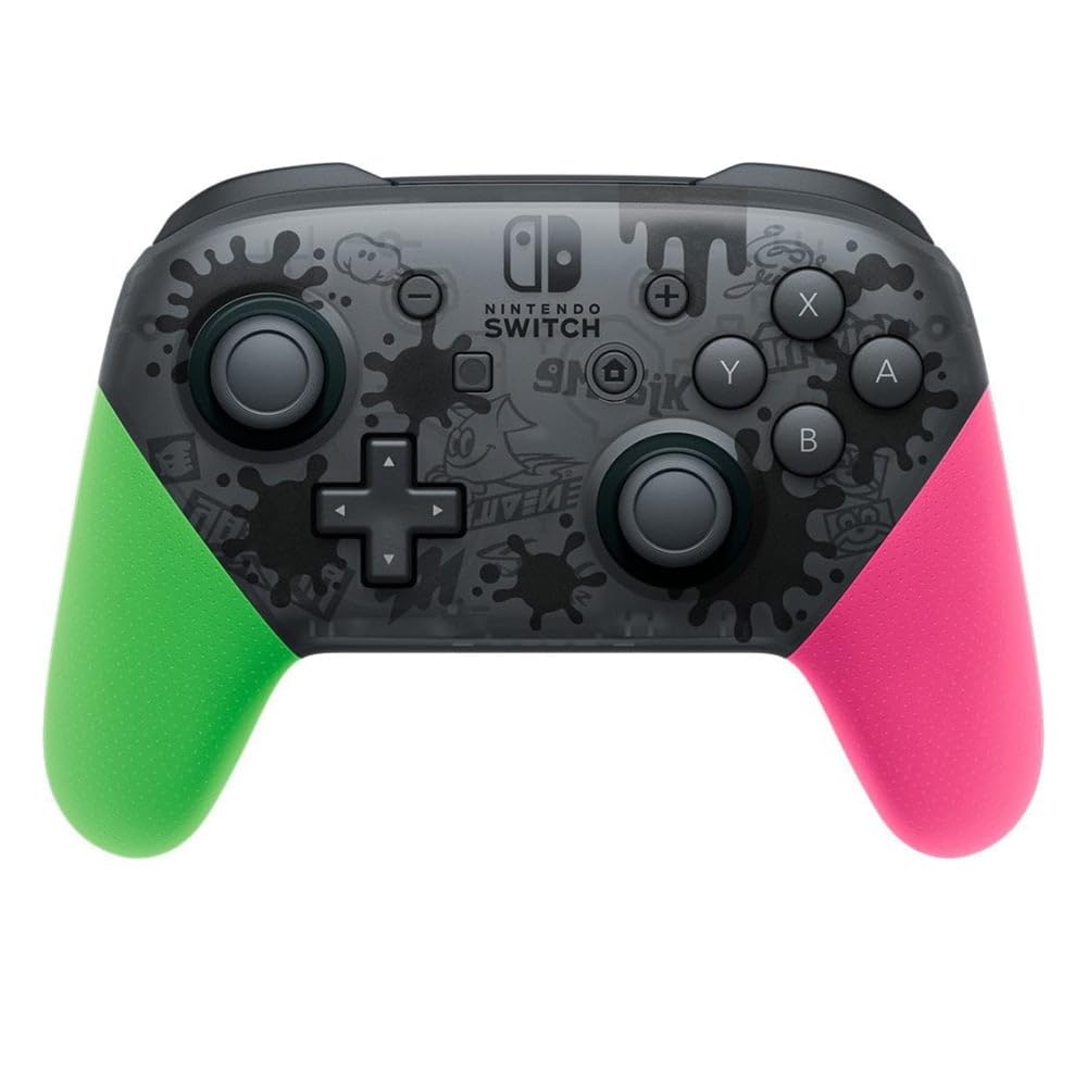 Nintendo Switch Pro Controller Splatoon 2 Edition - Black, Model HACAFSSKB