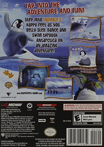 MIDWAY Happy Feet Gamecube - Classic Family Game, Model 031719191659