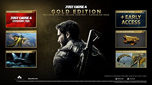 SEGA Just Cause 4 Gold Edition (PS4) - Model SQEA27.UK.22CE, Action-Adventure Game