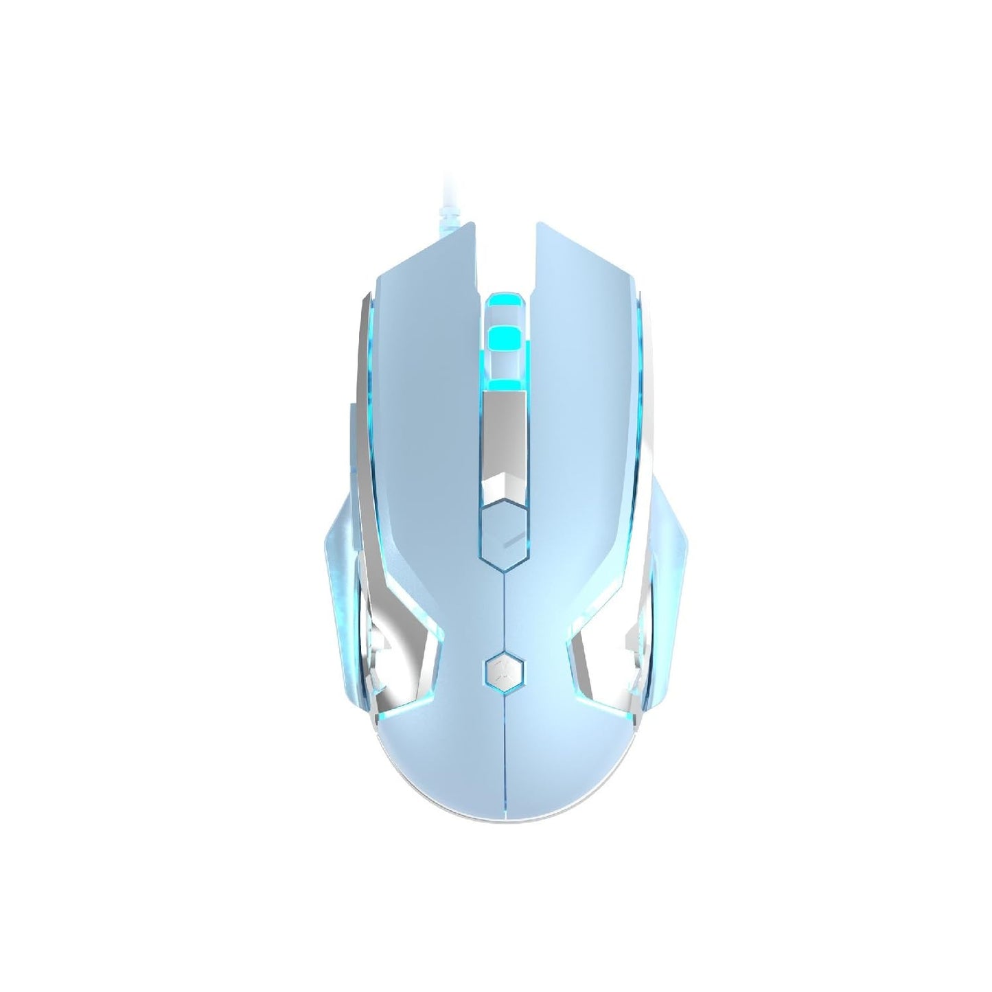 FIRSTBLOOD ONLY GAME. AJ52 Watcher RGB Gaming Mouse Programmable 7 Buttons Ergonomic LED Backlit USB Gamer Mice Computer Laptop PC for Windows Mac Linux OS Star White