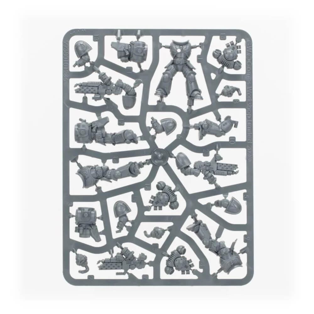 Games Workshop Warhammer 40K Infernus Marines & Paints Set, Plastic, One Size, Corax White, Macragge Blue, Model 60-11