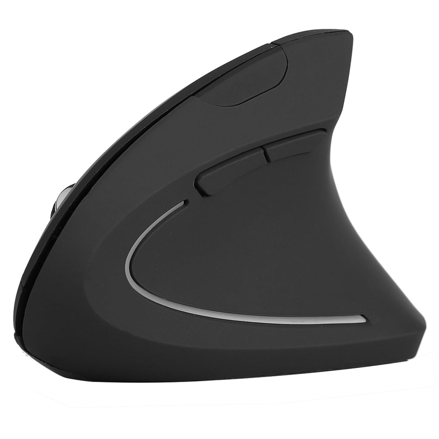 Goshyda 2.4GHz Ergonomic Vertical Gaming Mouse High Control and Feeling Long Time Use with 800 1200 1600 DPI 10m Distance (Black)