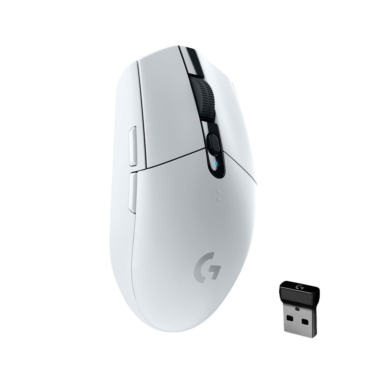 Logitech G305 LIGHTSPEED Wireless Gaming Mouse Hero 12K Sensor 12 000 DPI Lightweight 6 Programmable Buttons 250h Battery Life On-Board Memory PC/Mac - White