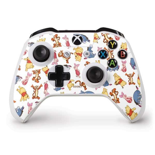 Skinit Decal Gaming Skin Compatible with Xbox One S Controller - Officially Licensed Disney Winnie The Pooh Character Pattern Design