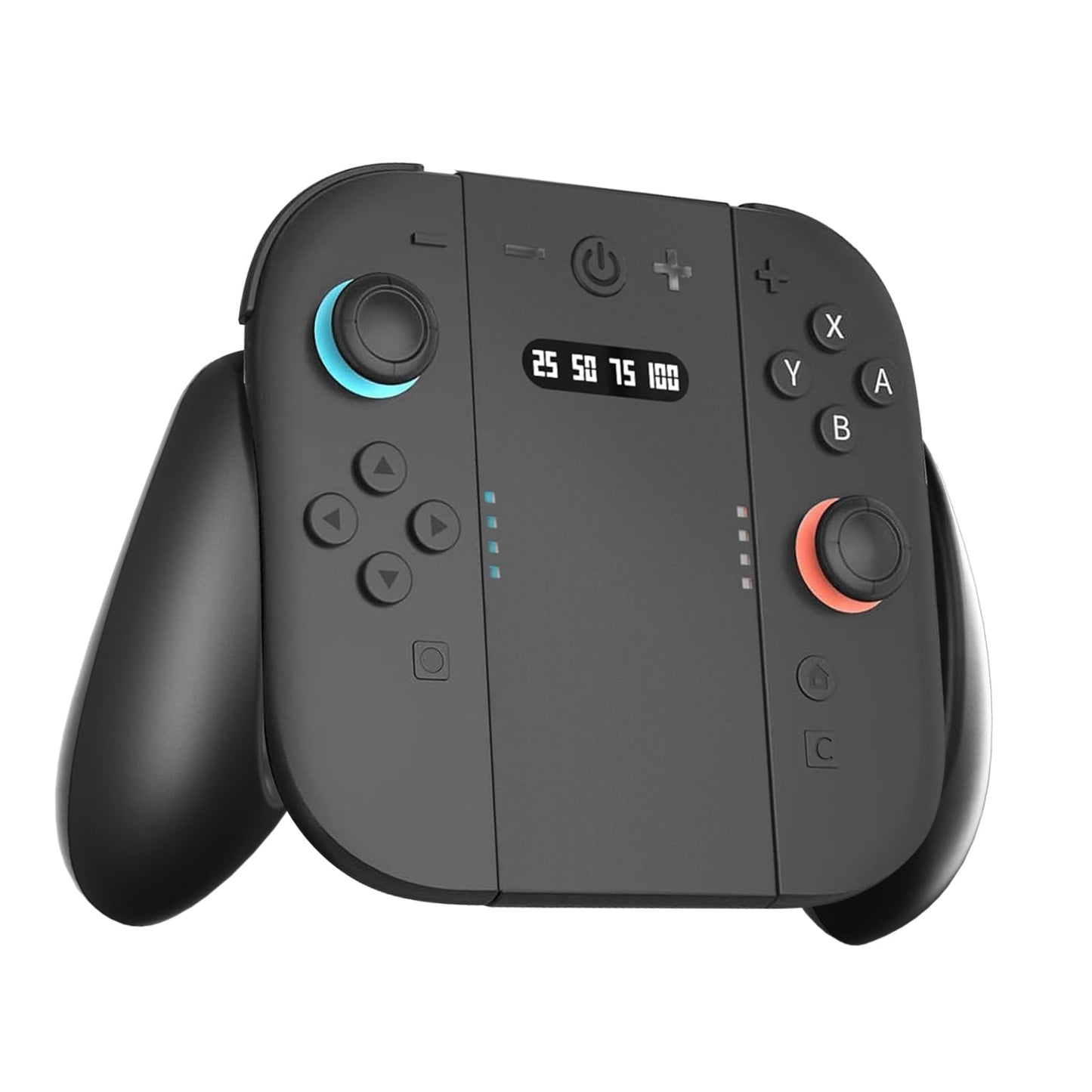 Uxilep Joycon Charger Grip for Nintendo Switch 2 Accessories Switch 2 Joycon Controller Comfort Charging Grips with LED Indicator (Detachable Charging Grip)