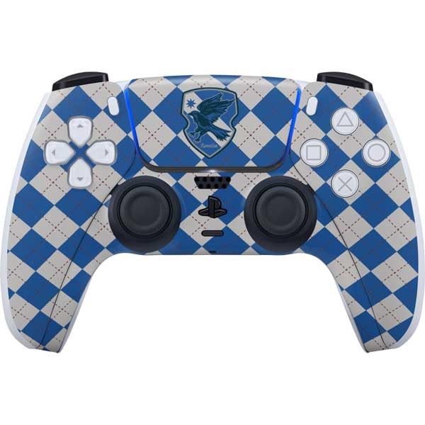 Skinit Decal Gaming Skin Compatible with PS5 Controller - Officially Licensed Wizarding Worlds Harry Potter Ravenclaw Crest Design