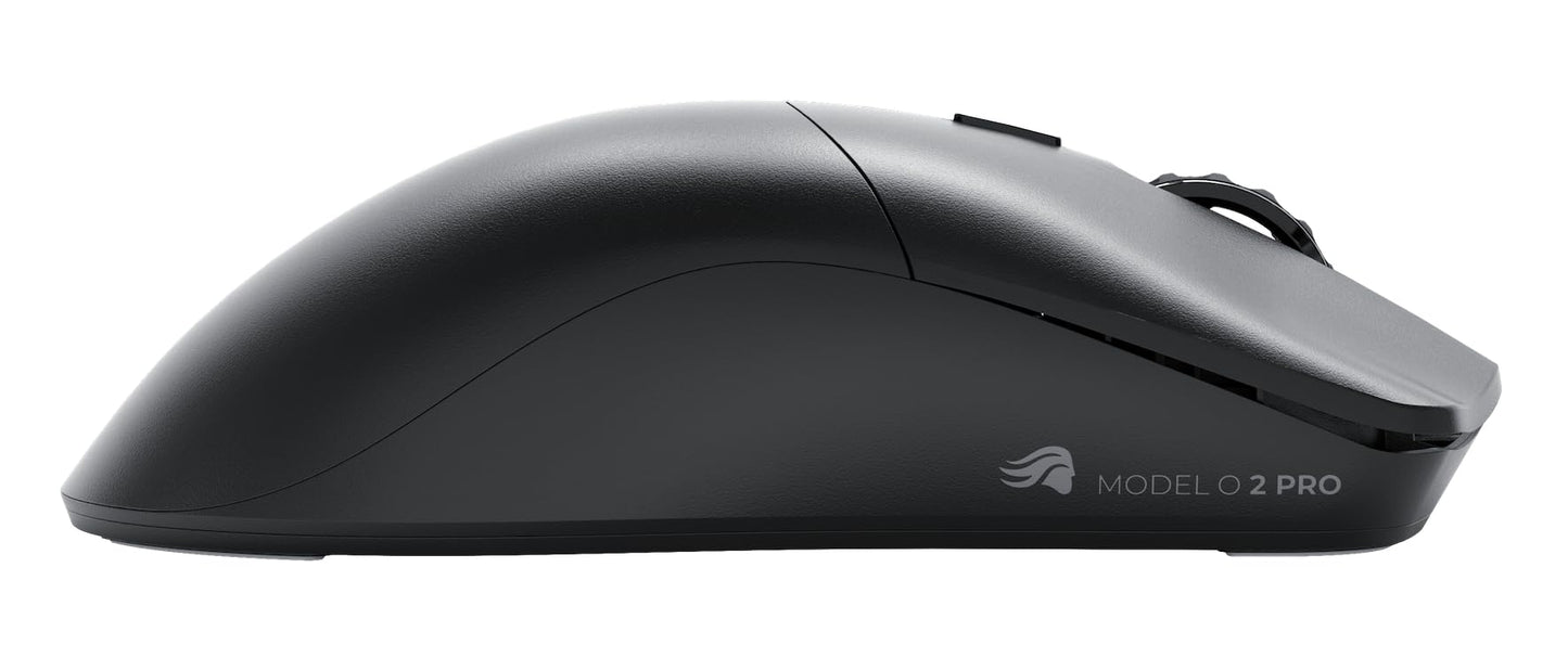 Glorious Gaming Model O 2 PRO Wireless Mouse - 2.4GHz, 26K DPI, 57g, Ambidextrous, Black