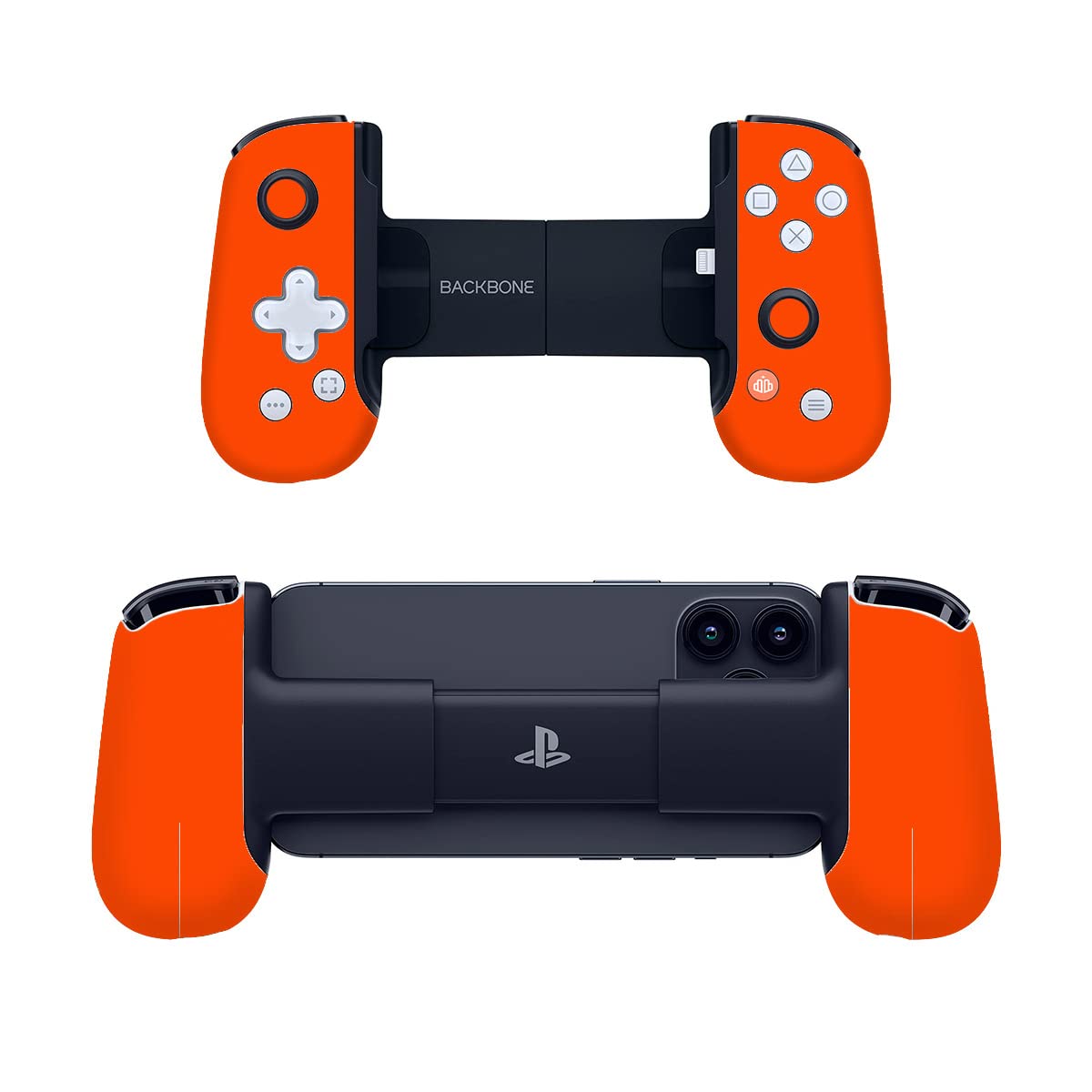SopiGuard Sticker Skin for Backbone One Controller Full Body Wrap (Neon Orange)