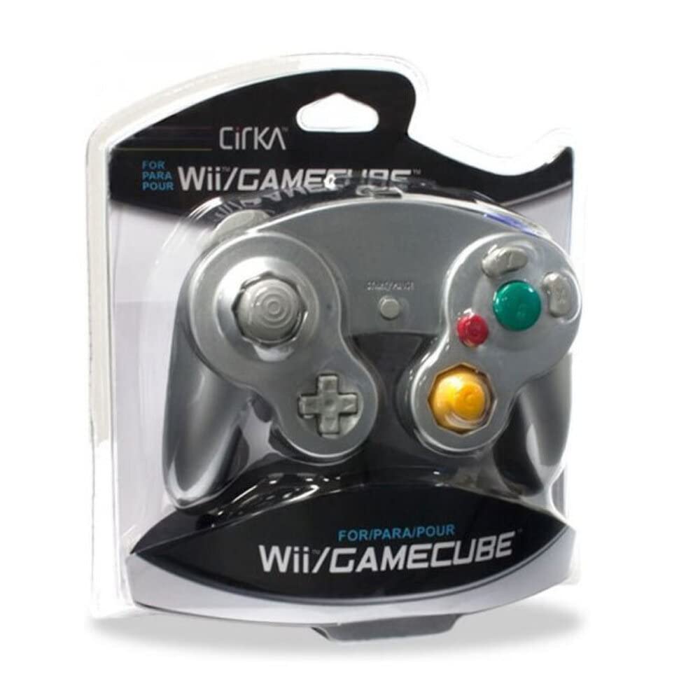 CirKa Wired Controller for GameCube/ Wii (Silver)