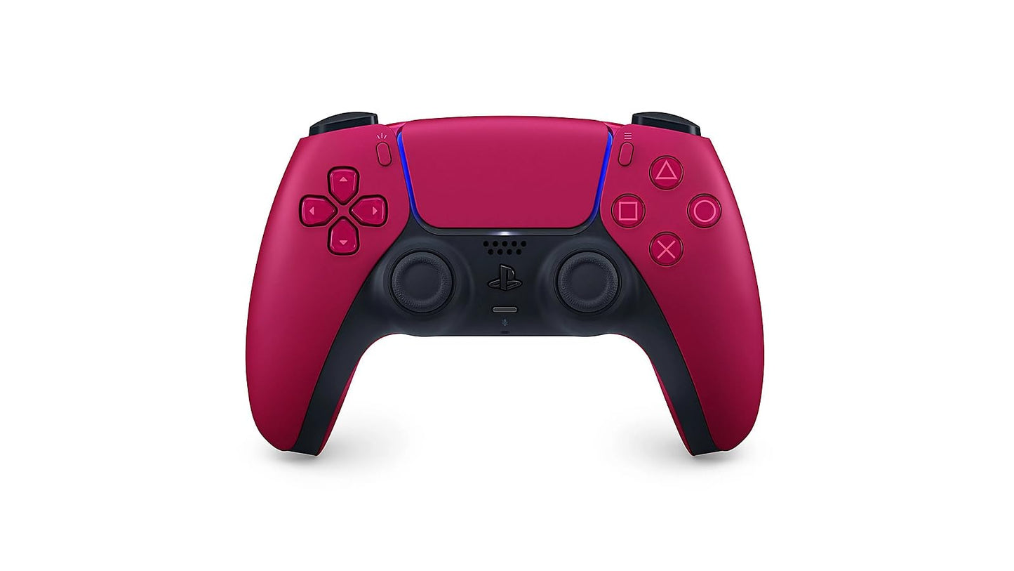 PlayStation DualSense Wireless Controller - Cosmic Red - for PS5 PC MAC & Mobile