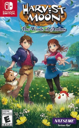 Natsume Harvest Moon: The Winds of Anthos - Nintendo Switch Game, Model GQT18010SWI