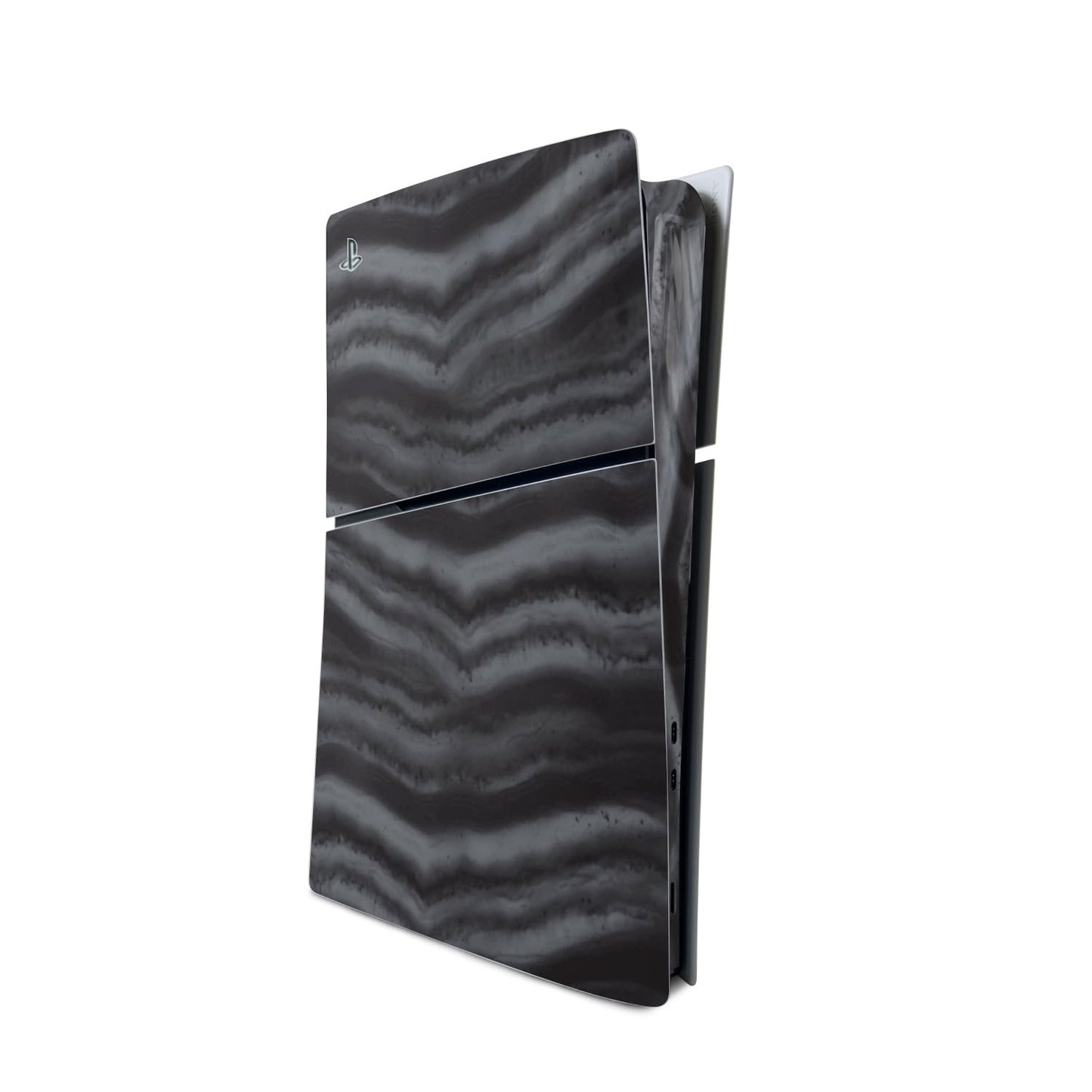 MightySkins Skin Compatible with PlayStation 5 Slim Digital Edition Console Only - Smoky Quartz | Protective Durable and Unique Vinyl Decal wrap Cover | Easy to Apply | Made in The USA