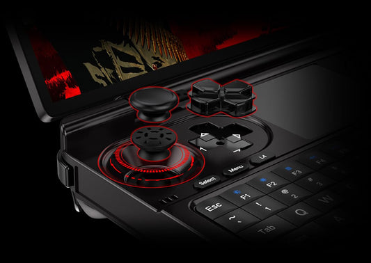 GPD WIN Mini Handheld Game Console - 7" Touchscreen, AMD Ryzen 7, 16GB RAM, 1TB SSD, Black