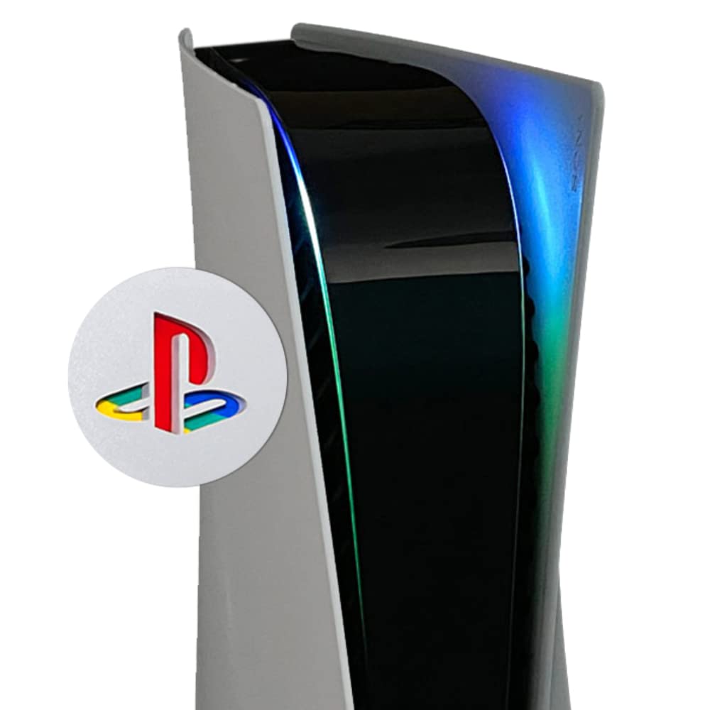 Power Light Decal and Underlay Sticker Combo for PS5 Playstation 5 (Blue/Green)