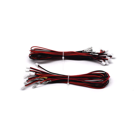 Arcity Arcade Button Wires Harness Cable - 20 Pc Set, 11.81in Length, 2.8mm Terminals, USB Encoder PCB, Compatible with LED & Sanwa Buttons