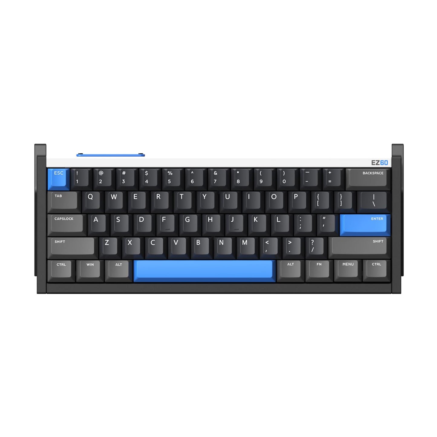 iQunix EZ60 Esports Gaming Keyboard 60% RGB Mechanical Keyboard 61 Keys with Star Trail Magnetic Switches Rapid control button Adjustable Actuation Double Shot PBT Keycaps for Win/Mac Laptop PC